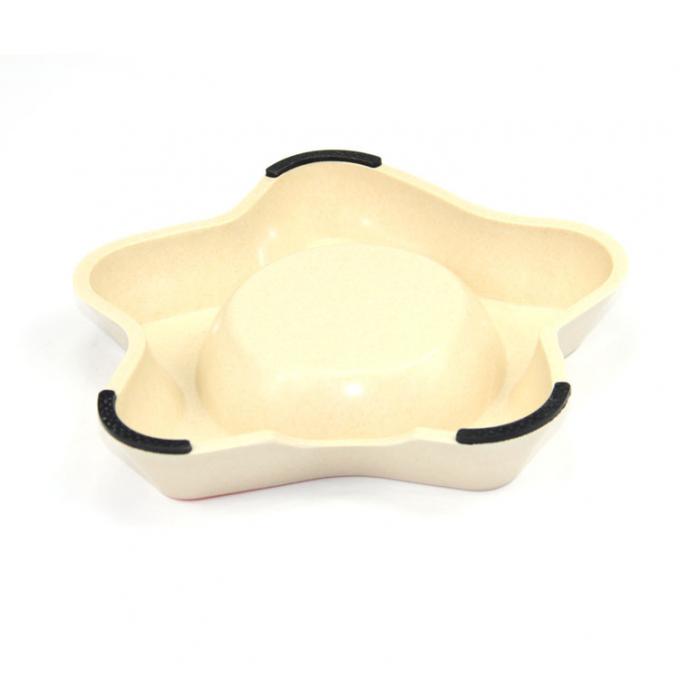 Makanan Air Pet Cute Memberi Makan Bamboo Dog Bowl 3
