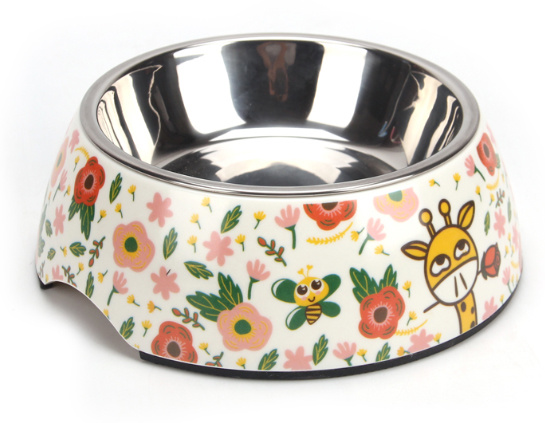 Customized Pet Bowl Feeding dan Stainless Steel Dog&Cat Bowl 2