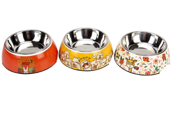 Customized Pet Bowl Feeding dan Stainless Steel Dog&Cat Bowl 4