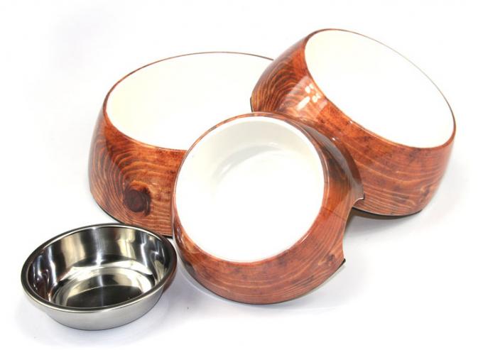 100% Melamin 180ml 310ml 700ml Dog Bowl Dog Bowl Stainless besar dan besar Pet Food Bowl 4
