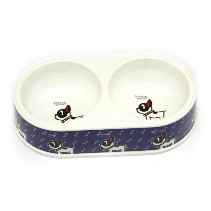 Double Pet Food Bowl Melamin Cat&Dog Bowl 2
