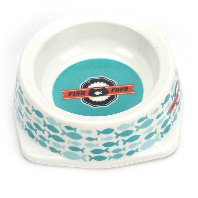 Anti Ant Pet Bowl untuk Anjing Kucing Bulat Plastik Air Makanan Feeder Piring Waterer 0