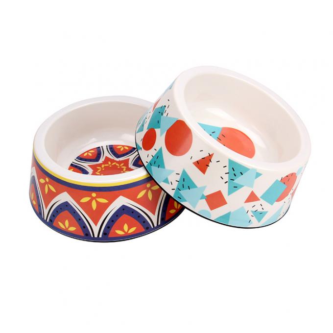 Melamin Yum Dog & Cat Pet Food Bowl - Cuci Piring Aman Pet Piring untuk Makanan atau Air 2