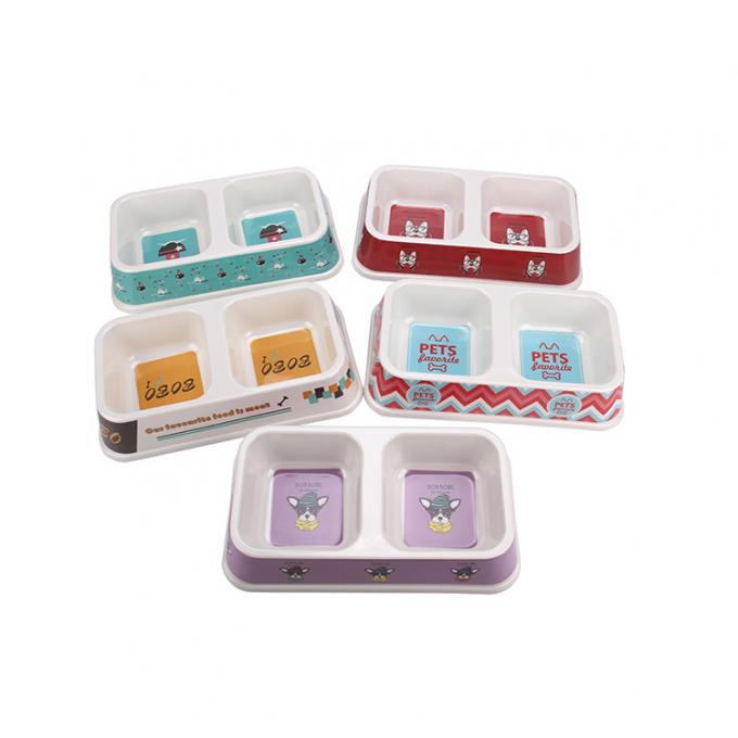 Double Plastic Dog&Cat Food Water Bowl dengan Kualitas yang Baik 3