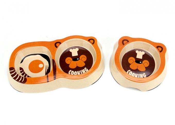 Cute dan Nice Penampilan Bambu Pet Cat&Dog Feed Bowl 1