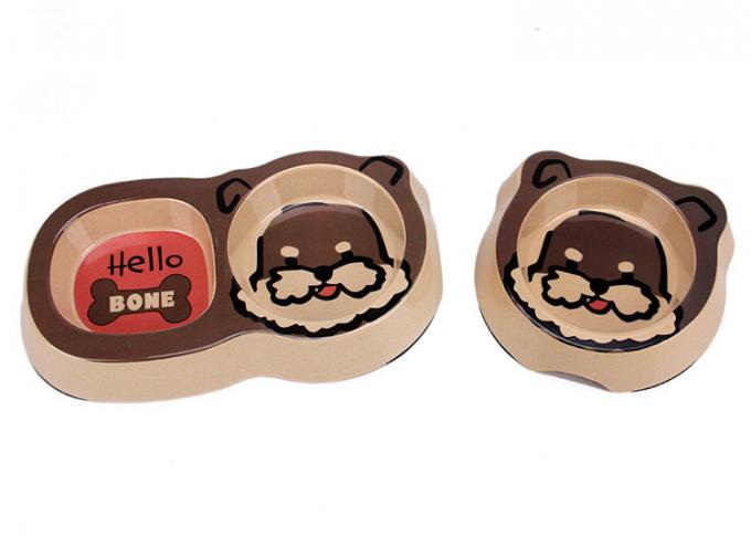 Cute dan Nice Penampilan Bambu Pet Cat&Dog Feed Bowl 3