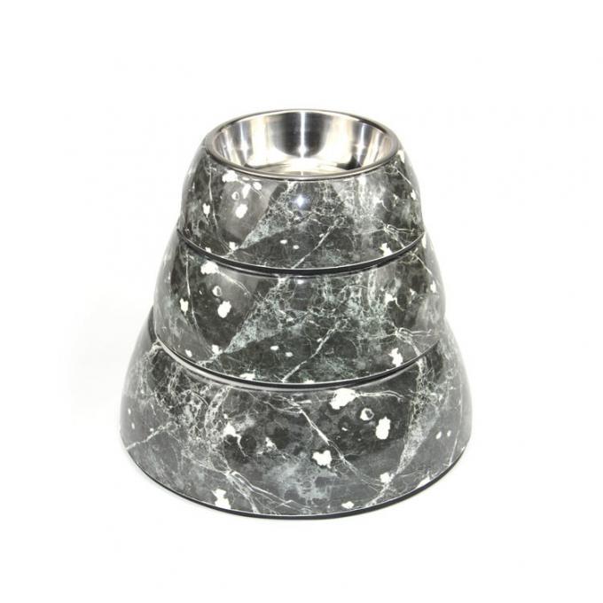 Best Sale Pet Food Bowl dengan Stainless Steel Bowl 2