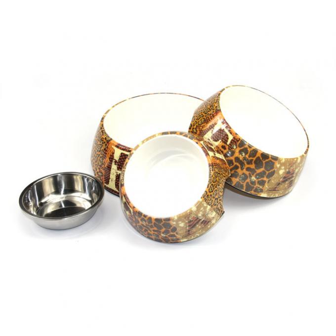 Grosir Kualitas Tinggi Makanan Hewan Peliharaan Stainless Steel Bone Dog Bowl 3