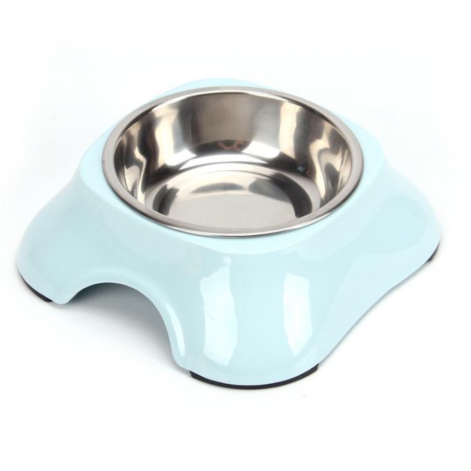 Grosir Baru Disesuaikan Cute Stainless Steel Pet Dog Bowl 2