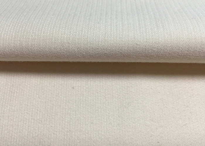 Putih / Beige Nyaman Stretch Corduroy Kain High End Pakaian Kain