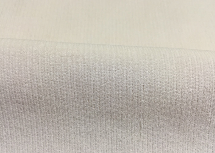 Putih / Beige Nyaman Stretch Corduroy Kain High End Pakaian Kain