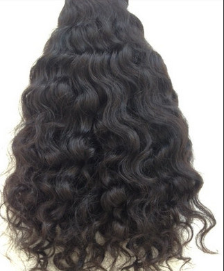 Silky lurus panjang 100 ekstensi rambut manusia India ramping dengan warna disesuaikan