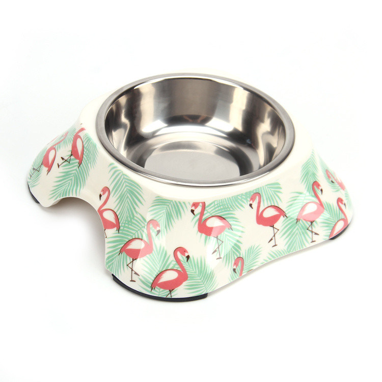 Desain Baru 180ml Grosir Melamin Pet Food Bowl dengan Empat Warna