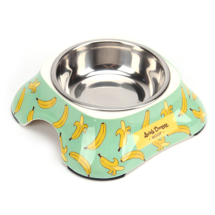 Desain Baru 180ml Grosir Melamin Pet Food Bowl dengan Empat Warna