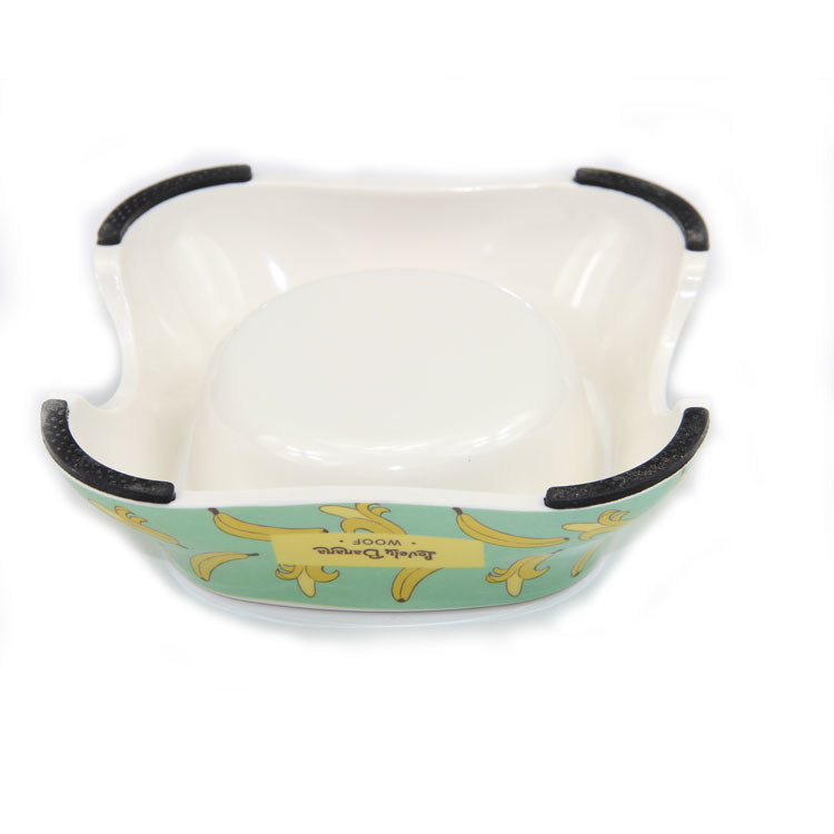 Desain Baru 180ml Grosir Melamin Pet Food Bowl dengan Empat Warna