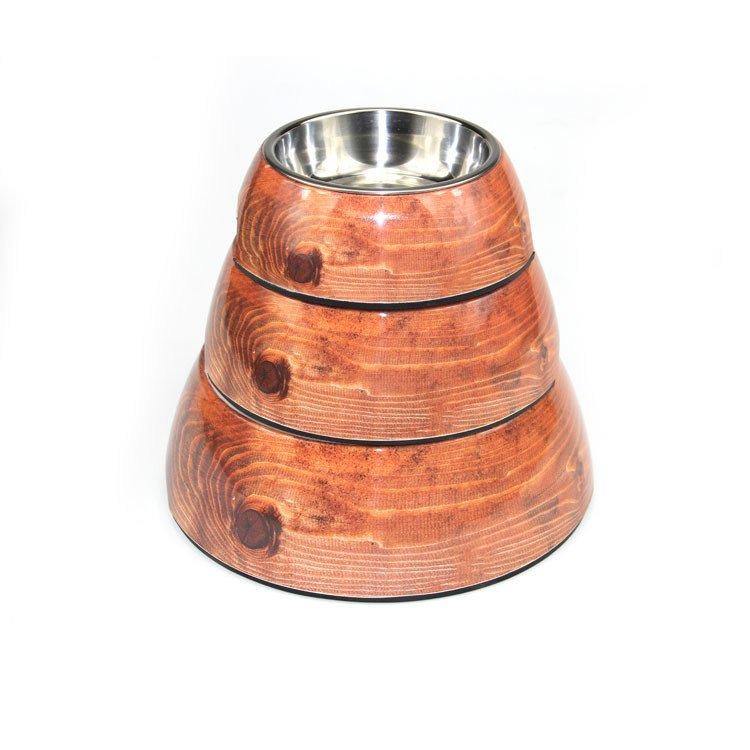 100% Melamin 180ml 310ml 700ml Dog Bowl Dog Bowl Stainless besar dan besar Pet Food Bowl