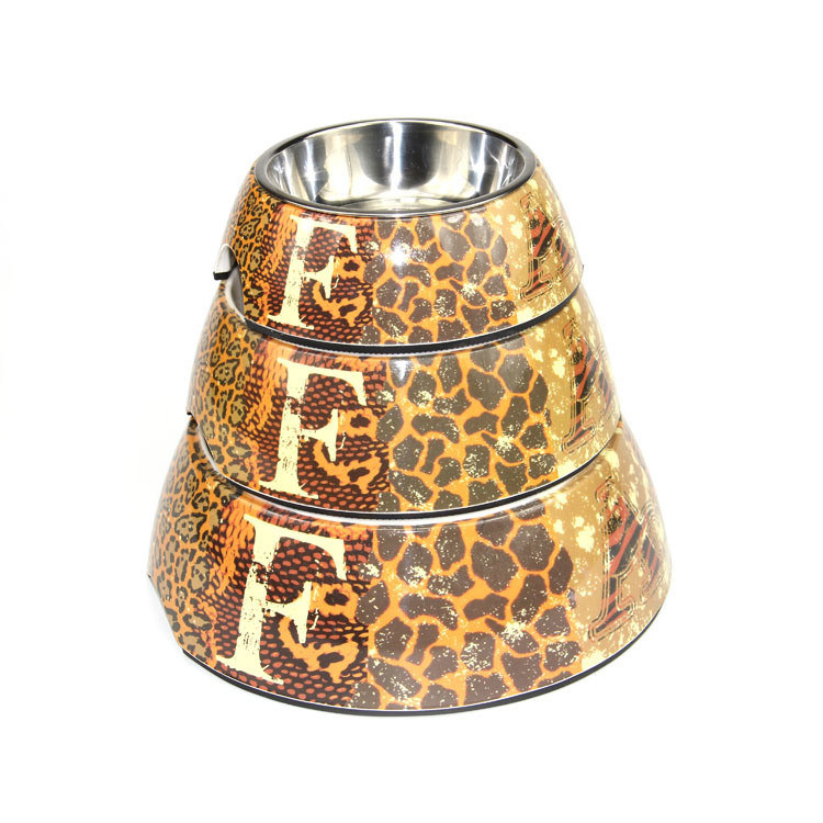 100% Melamin 180ml 310ml 700ml Dog Bowl Dog Bowl Stainless besar dan besar Pet Food Bowl