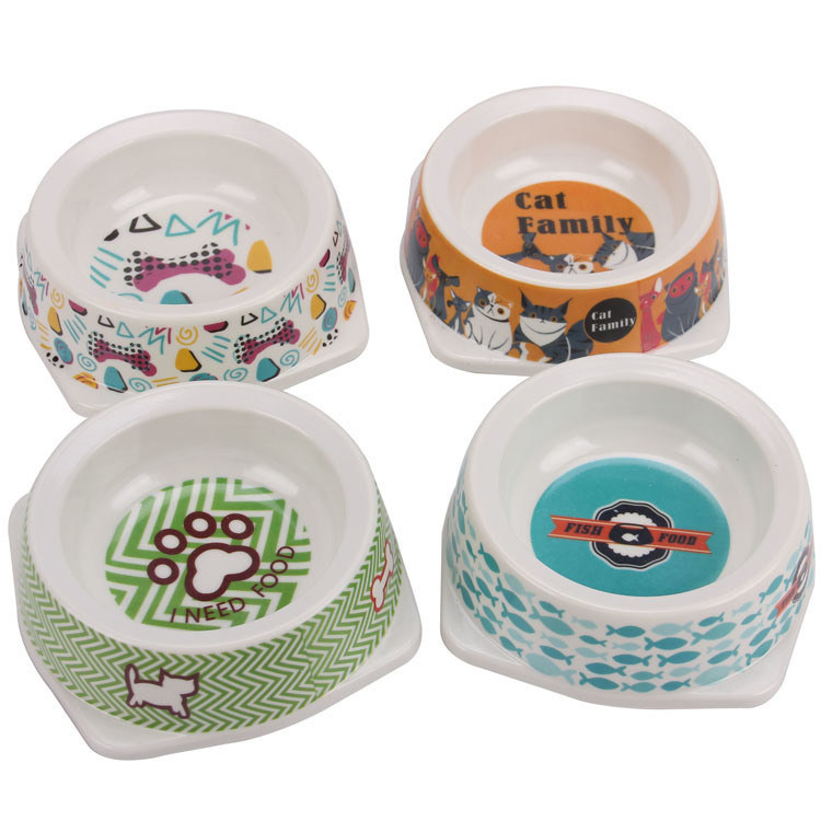 Anti Ant Pet Bowl untuk Anjing Kucing Bulat Plastik Air Makanan Feeder Piring Waterer