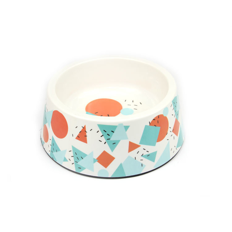 Melamin Yum Dog & Cat Pet Food Bowl - Cuci Piring Aman Pet Piring untuk Makanan atau Air