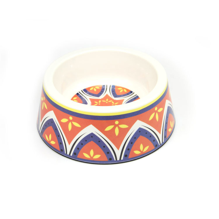 Melamin Yum Dog & Cat Pet Food Bowl - Cuci Piring Aman Pet Piring untuk Makanan atau Air