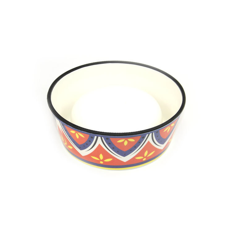 Melamin Yum Dog & Cat Pet Food Bowl - Cuci Piring Aman Pet Piring untuk Makanan atau Air