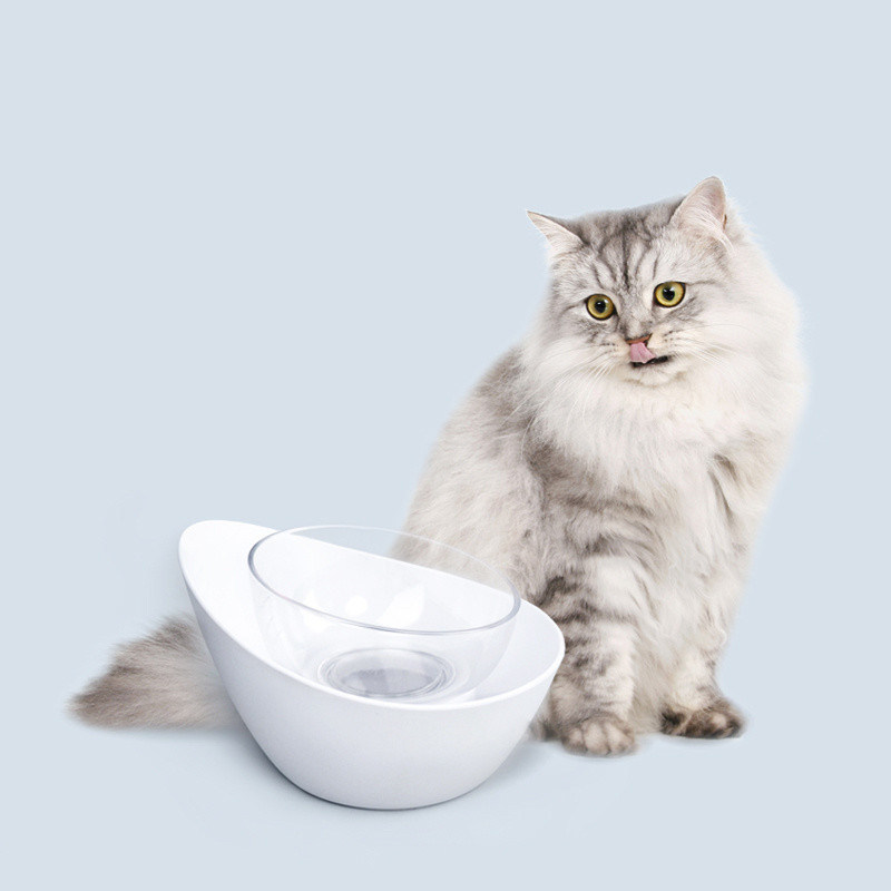 Mangkuk Makanan Kucing Cetek dan Piring Kucing Luas Ditambah Mangkuk Makan Kucing Non Slip