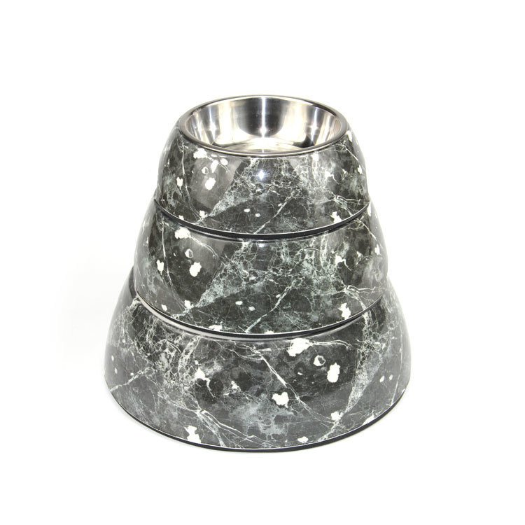 Kualitas Tinggi Warna Air Produk Hewan Peliharaan Stainless Steel Dog Bowl