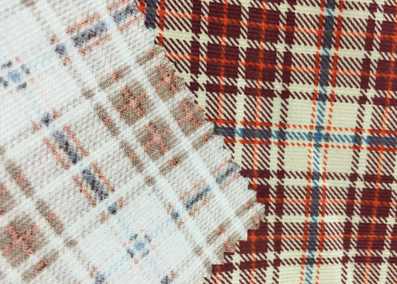 100% Katun Ribstop Strip 21w Stretch Corduroy Kain