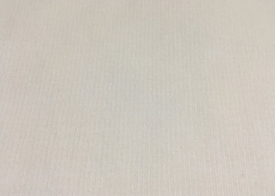 Putih / Beige Nyaman Stretch Corduroy Kain High End Pakaian Kain