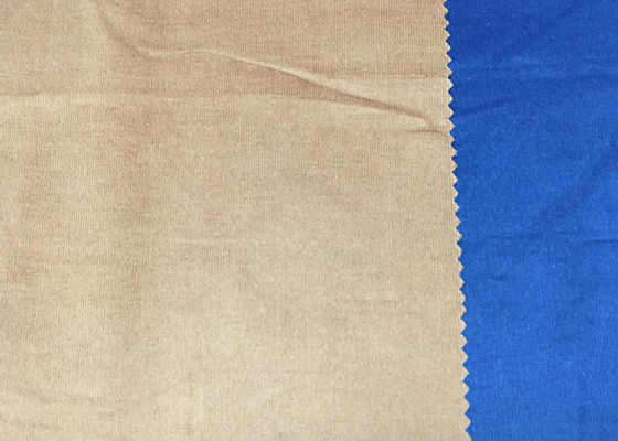 Indigo / Hitam 28w Berat ringan Kain Corduroy 98 Kapas 2 Kain Spandex