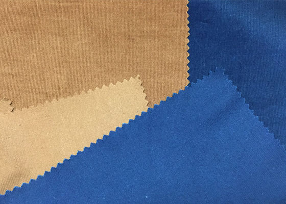 Indigo / Hitam 28w Berat ringan Kain Corduroy 98 Kapas 2 Kain Spandex