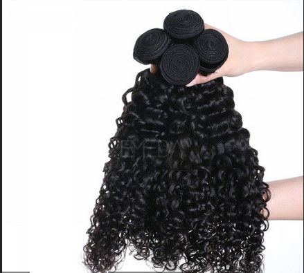 Custom Long Indian Curly Human Hair Untuk Wanita, Silky Straight Human Hair