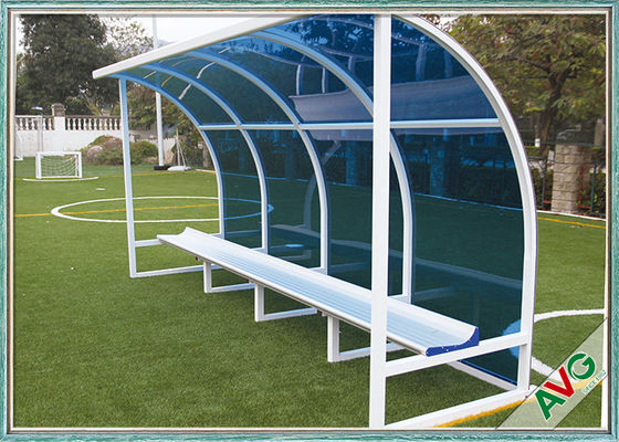 Perlengkapan lapangan sepak bola tahan cuaca Mobilitas Aluminium Kursi pelatih sepak bola