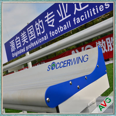 Perlindungan UV Plastik / Aluminium yang bisa ditarik kembali Bleacher Kursi Stadion Sepak Bola