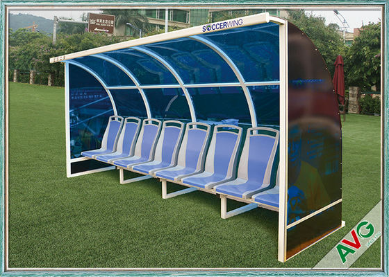 OEM Peralatan Lapangan Sepak Bola Portable Football Substitute Bench Untuk Vip Seats test123