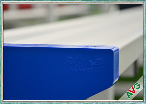 Peralatan Lapangan Sepakbola Indoor / Outdoor Tribun Bleacher Kursi yang bisa ditarik