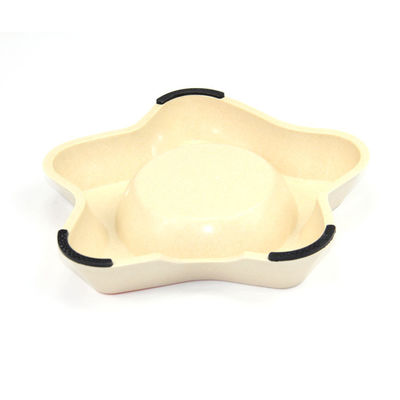 Makanan Air Pet Cute Memberi Makan Bamboo Dog Bowl