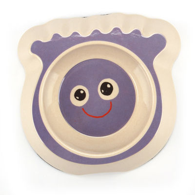 Cute Fiber Bamboo Pet Cat Makanan Mangkuk