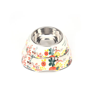 Grosir Melamin dan Stainless Steel Pet Dog Bowl