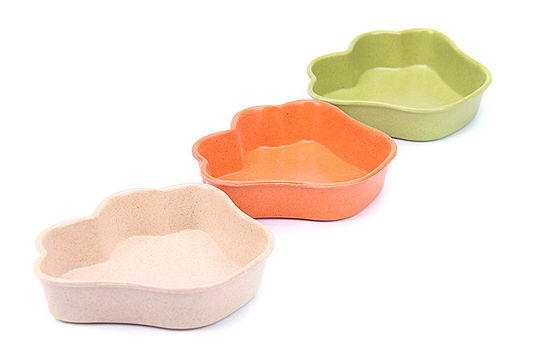 Harga yang wajar Bamboo Puppy Pet Food Bowl dengan Desain Terbaru