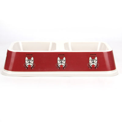 Double Plastic Dog&Cat Food Water Bowl dengan Kualitas yang Baik