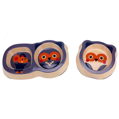 Cute dan Nice Penampilan Bambu Pet Cat&Dog Feed Bowl