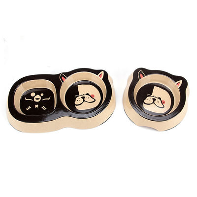 Cute dan Nice Penampilan Bambu Pet Cat&Dog Feed Bowl