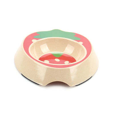 Personalize Bambu Serat Pet Bowl Makanan Air Grosir Dog Bowl
