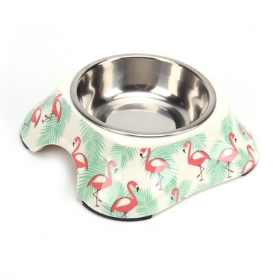 Pet Cat Dog Food Bowls Stainless Steel & Plastik Bowl